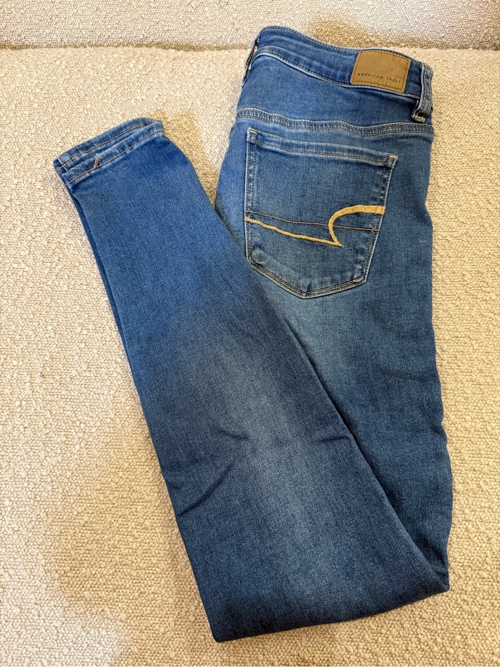 American Eagle Outfitters Men's Medium Blue Skinny Jeans